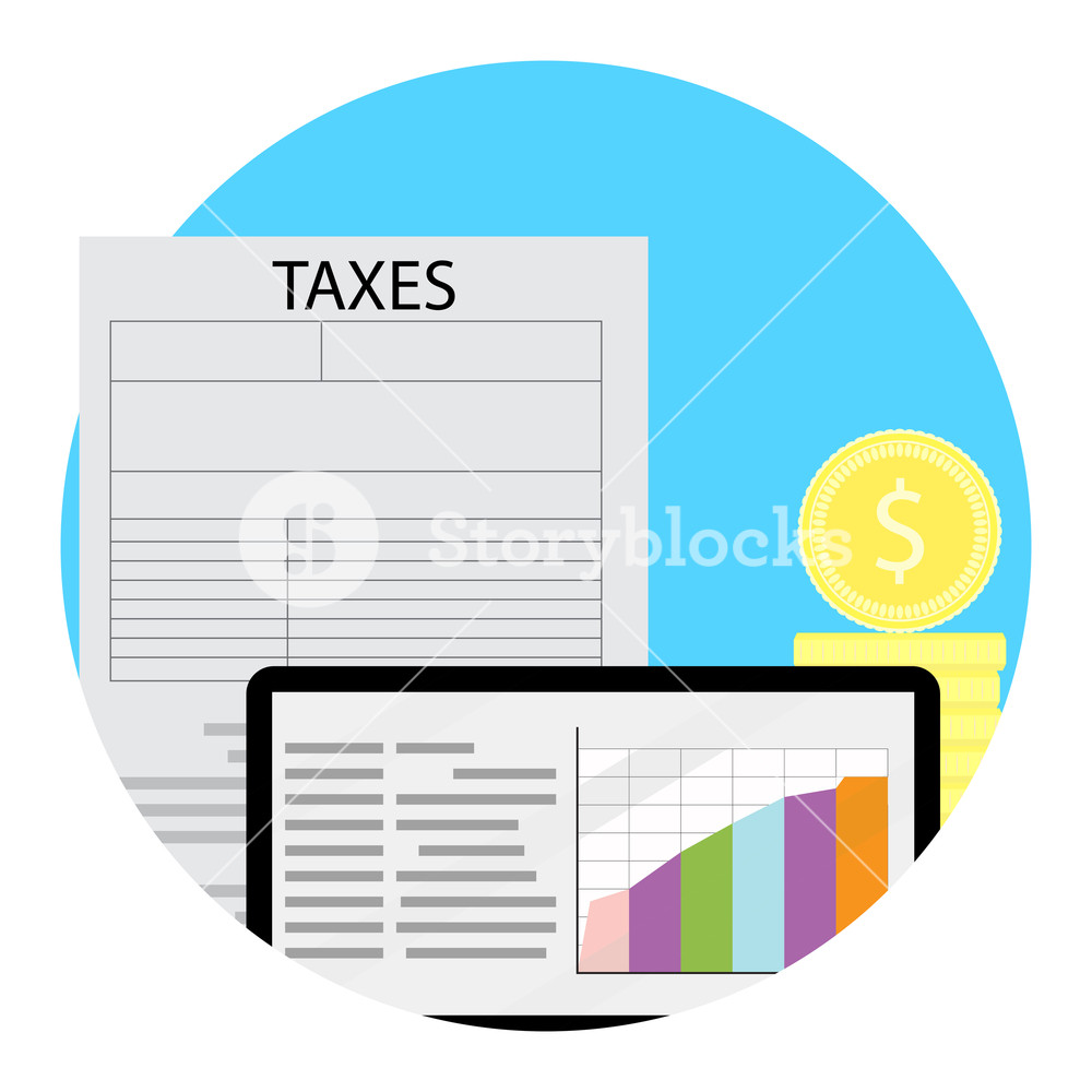 1000x1000 Growth Taxation Cocncept Bookkeeping Statistic And Analysis Icon