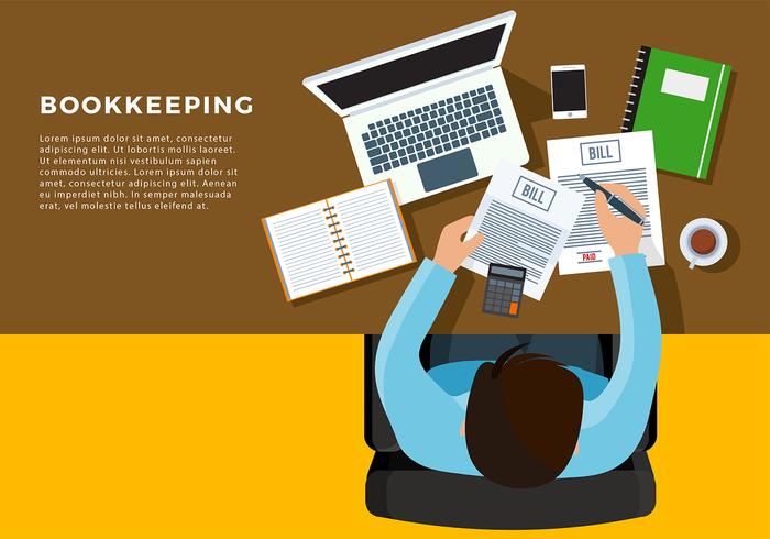 700x490 Bookkeeping Illustration Free Vector