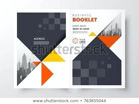 450x336 Booklet Design Template Creative Business Brochure Stock Vector
