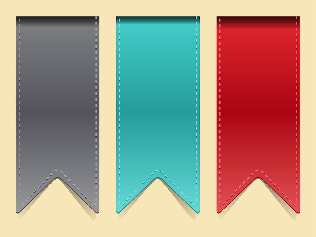 1024x767 Bookmark Strips Vector Art Graphics