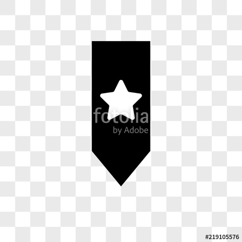 500x500 Bookmark Vector Icon On Transparent Background, Bookmark Icon