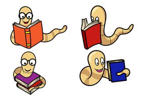 286x200 Bookworm Free Vector Art