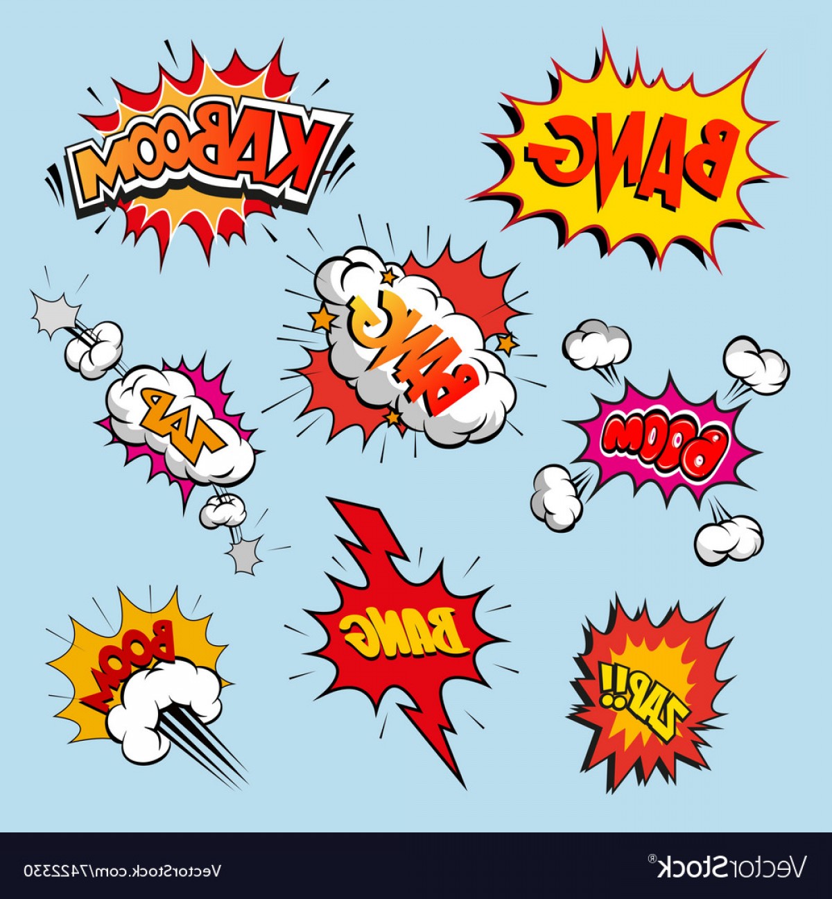 1200x1296 Cartoon Explosion Vector Catchsplace