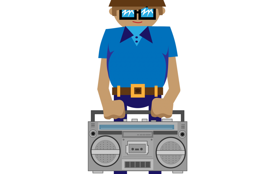 1080x675 B Boy Boombox Vector Illustration Gif Ryan Seslow Art Design