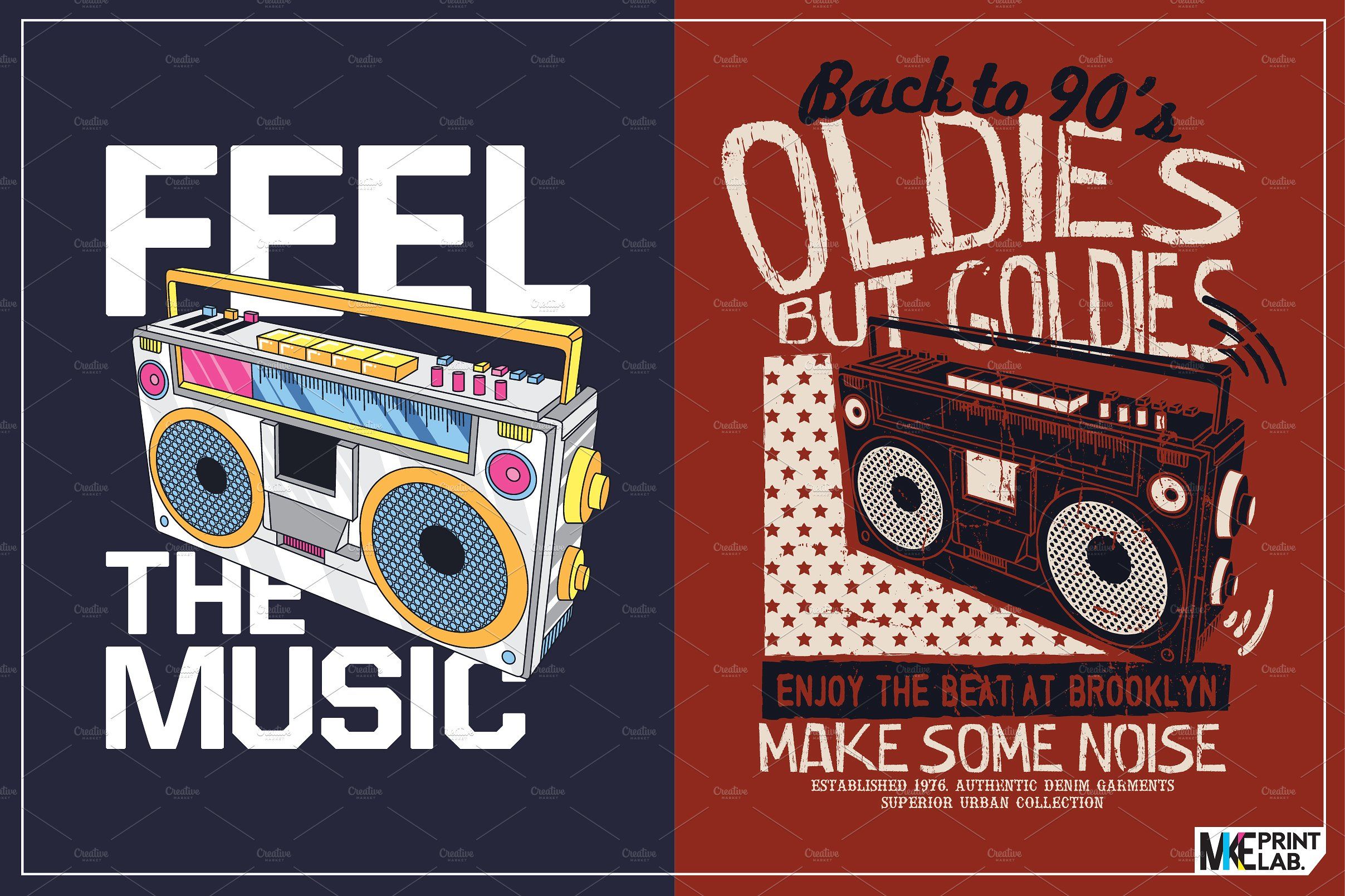 2415x1609 Boombox Concept Tee Prints