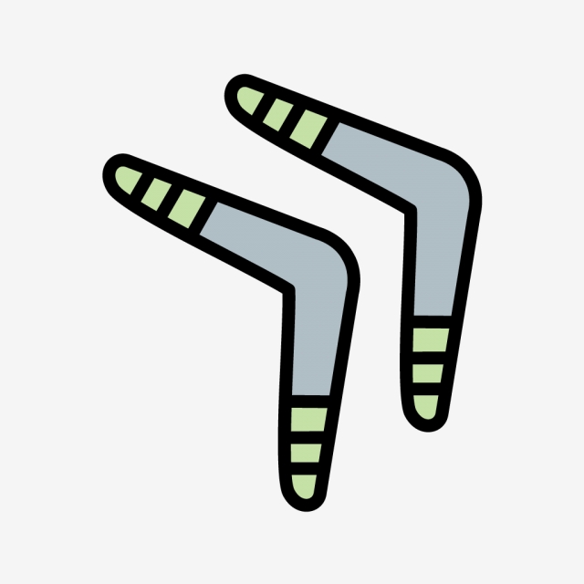 640x640 Vector Boomerang Icon, Boomerang Icon, Boomerange Icon, Sport Icon