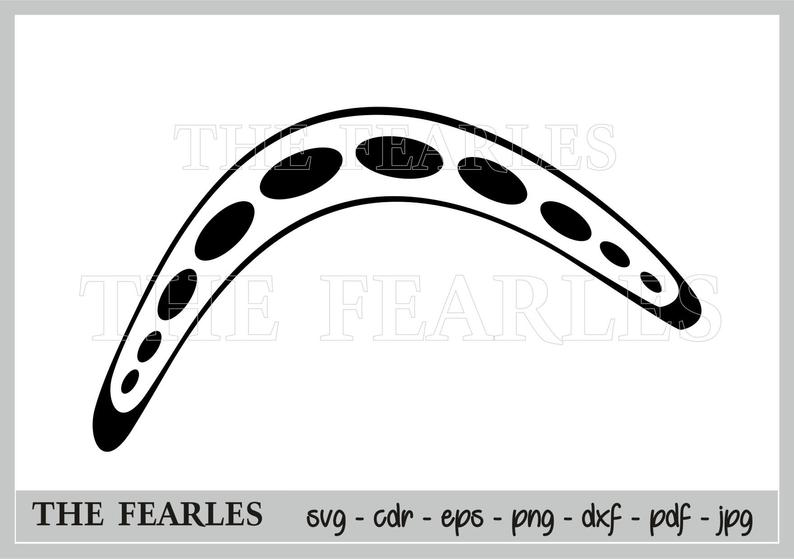 794x559 Vector Clipart Boomerang Formats Png Cdr Pdf Etsy