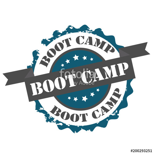 500x500 Boot Camp Text Stsign Seal Logo Stock Image And Royalty Free