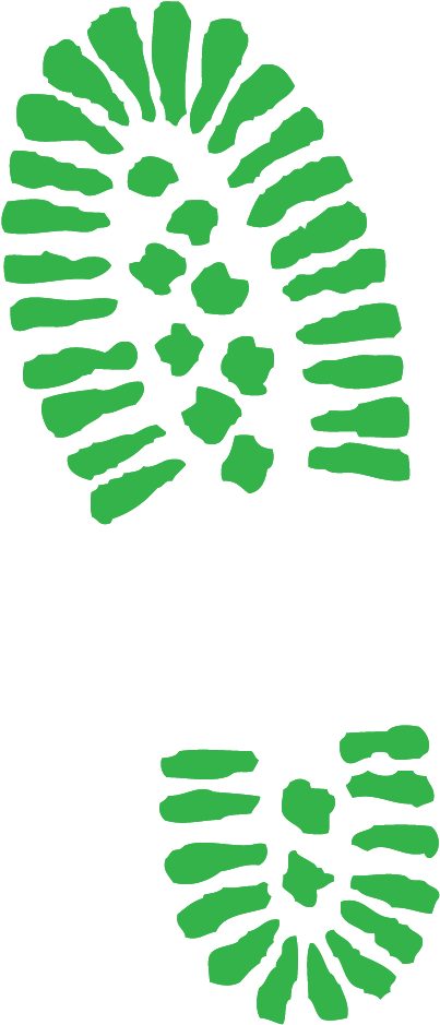 403x939 Boot Print Vector Clipart