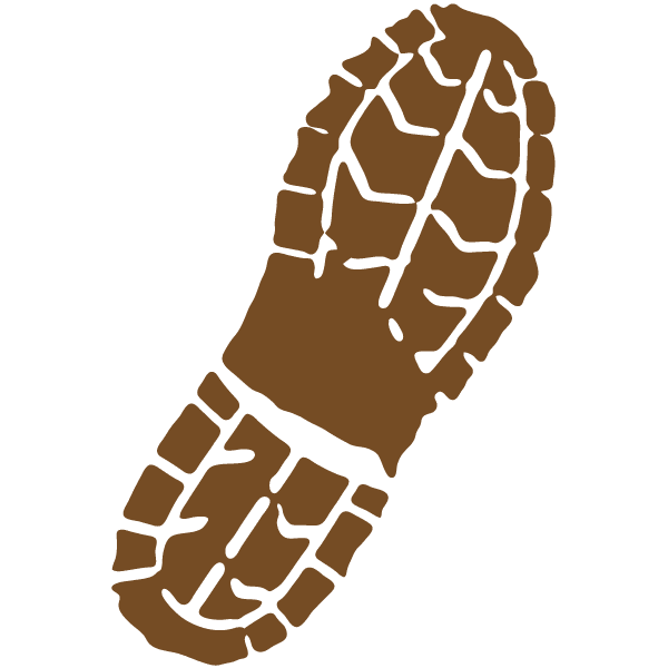 600x600 Free Boot Print Vector Art