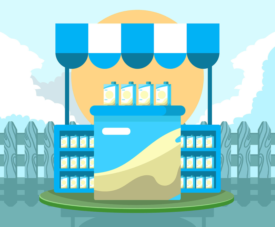 1136x936 Product Display Booth Vector Vector Art Graphics