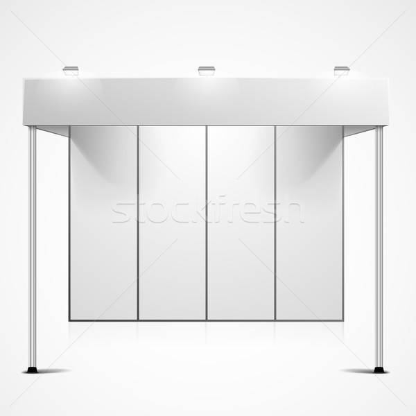 600x600 Blank Exhibition Booth Vector Illustration Felix Pergande