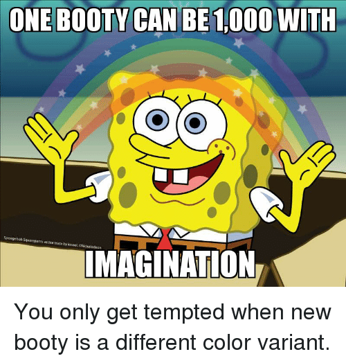500x524 One Booty Can With Spongebob Squarepants Vector Trace