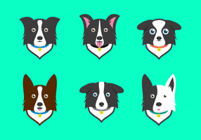 286x200 Border Collie Free Vector Art