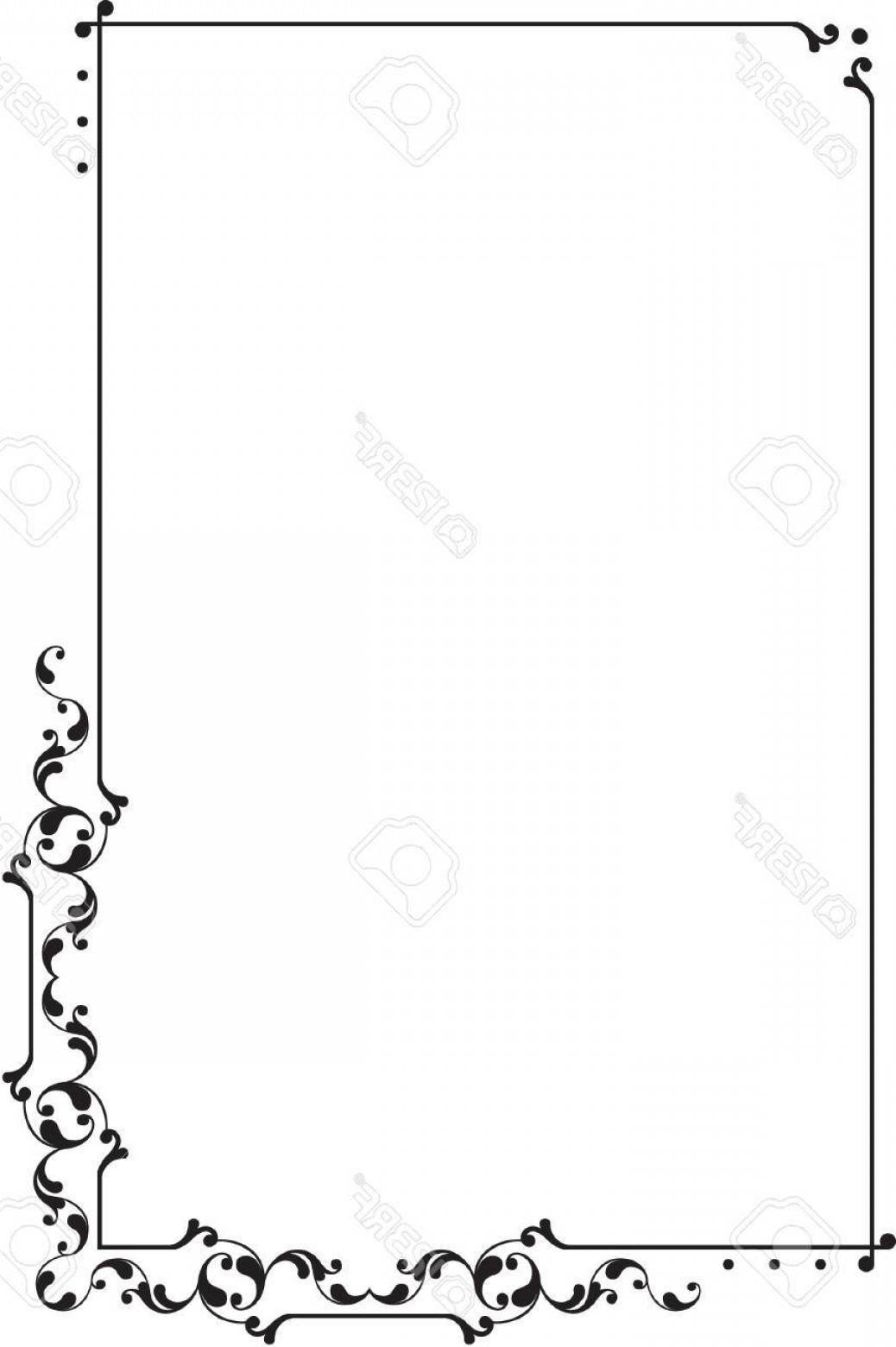 1038x1560 Frames Border Design Vector Handandbeak