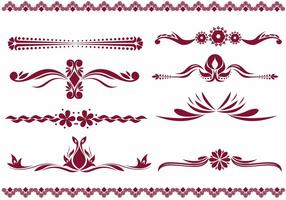286x200 Fancy Borders Free Vector Art