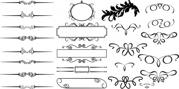 600x298 Vector Floral Border Free Vector In Encapsulated Postscript