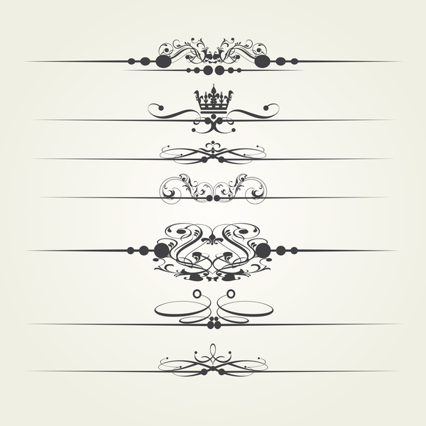 600x600 Borderline Ornaments Retro Vector Free Download