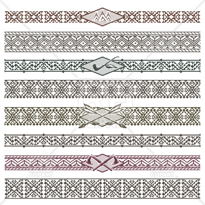 Ethnic Native American Border Patterns Vector Image Of Backgrounds 400x400 Ethnic Native American Border Patterns Vector Image Of Backgrounds
