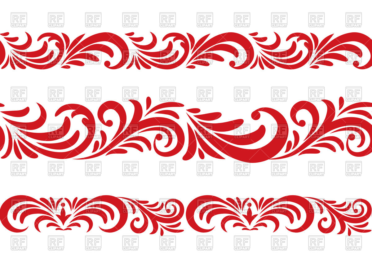 Floral Pattern With Red Leaves 1200x839 Floral Pattern With Red Leaves