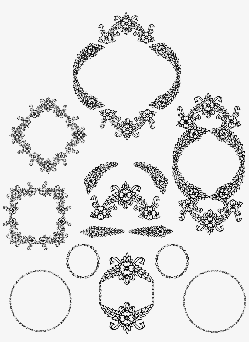 820x1125 Free Vintage Border Png