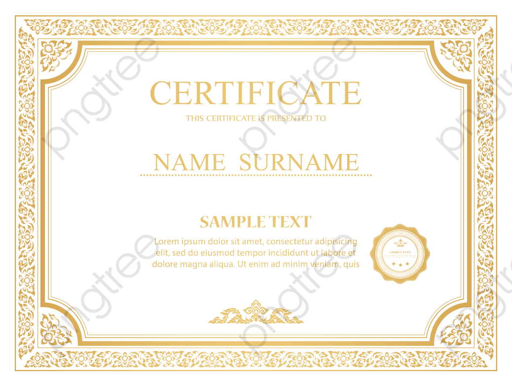 Certificate Border Vector, Bachelor Of Science, Background, Png 1038x782 Certificate Border Vector, Bachelor Of Science, Background, Png