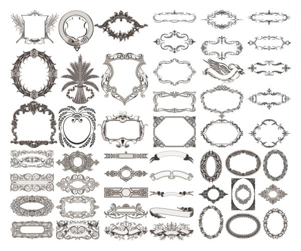 Beautiful European Border Vector Free Vectors Ui Download 600x500 Beautiful European Border Vector Free Vectors Ui Download