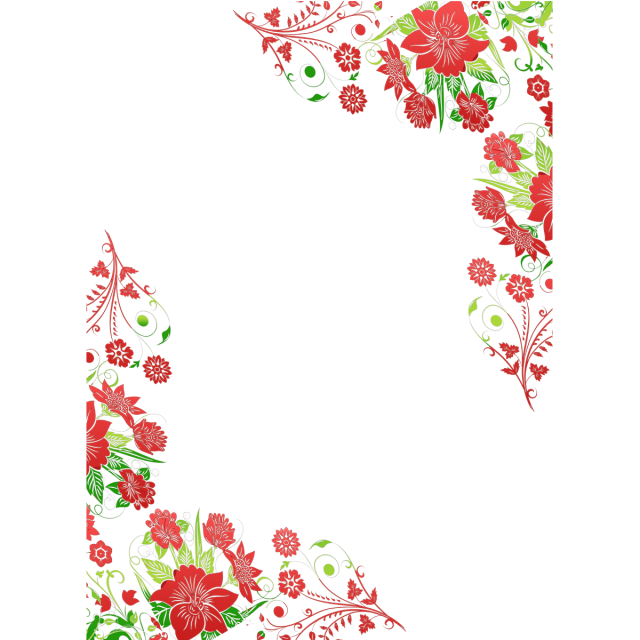 640x640 Flower Border Vector Clipart Images Gallery For Free Download