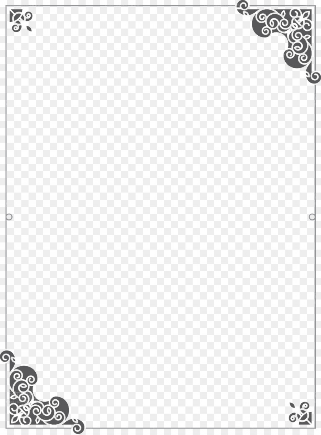 1080x1464 Border Vector Png Images In Collection