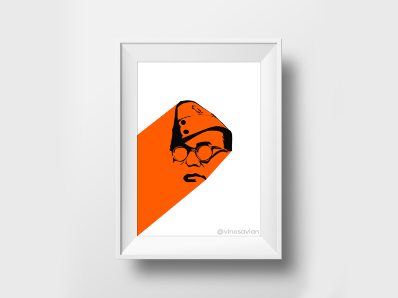 800x600 Subhas Chandra Bose Vector
