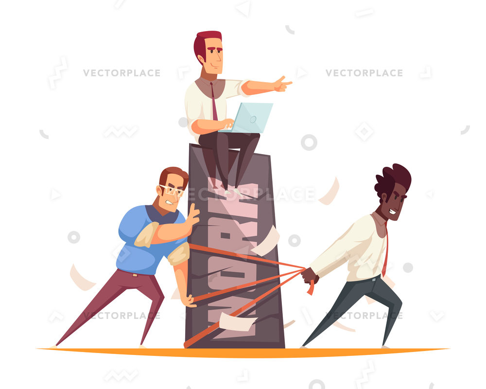 1000x800 Business People Design Concept Team Coworkers Vector Illustration