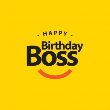 360x360 Happy Birthday Boss Png, Vector, And Clipart With Transparent