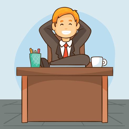 490x490 Smiling Boss Vector