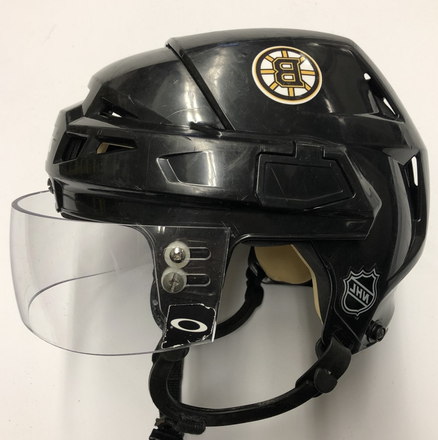 1532x1536 Ccm Vector V Pro Stock Hockey Helmet Black Small Boston Bruins Nhl