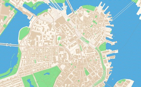 Boston Map Vector at Vectorified.com | Collection of Boston Map Vector ...