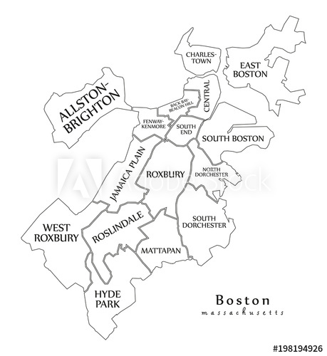 Modern City Map 459x500 Modern City Map