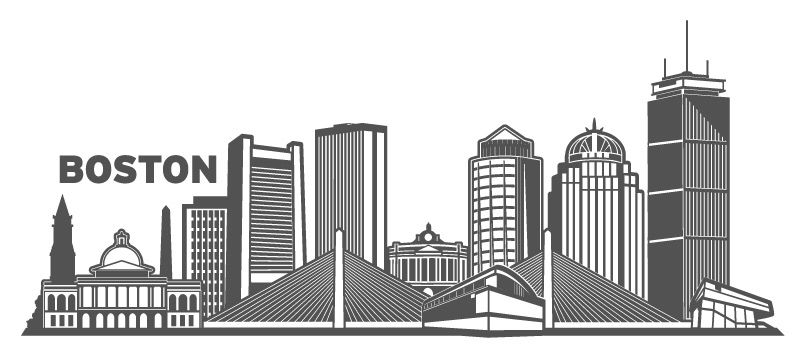 800x353 Boston Skyline Tattoo Ideas Boston Skyline, Skyline Tattoo