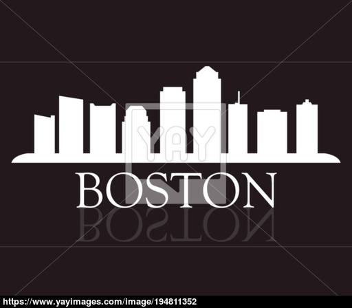 Boston Skyline Vector at Vectorified.com | Collection of Boston Skyline ...