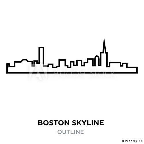 Boston Skyline Vector at Vectorified.com | Collection of Boston Skyline