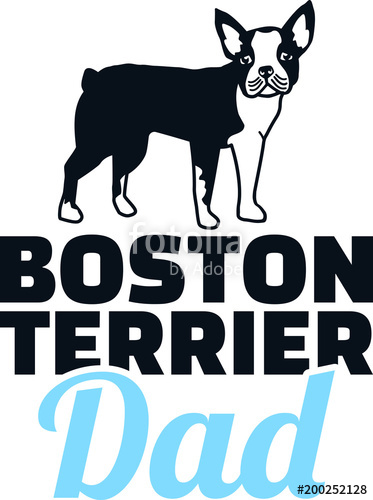 373x500 Boston Terrier Dad Silhouette Stock Image And Royalty Free Vector