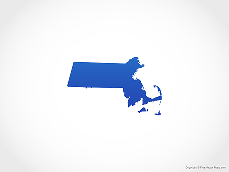 460x345 Vector Maps Of Boston Free Vector Maps