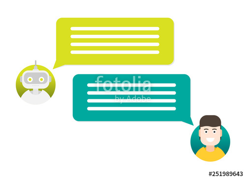 Dialog With Bot Vector Flat Modern Style Cartoon Character 500x364 Dialog With Bot Vector Flat Modern Style Cartoon Character