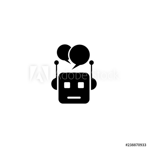 Chat Bot Vector Icon Chat Bot Sign On White Background Chat Bot 500x500 Chat Bot Vector Icon Chat Bot Sign On White Background Chat Bot