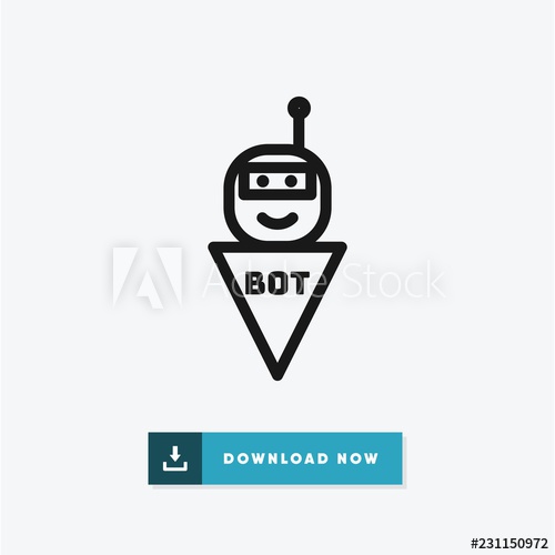 Bot Vector Icon 500x500 Bot Vector Icon