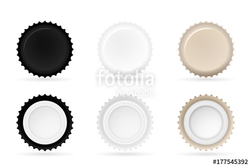Bottle Cap Vector Illustration Isolated On White Background 500x334 Bottle Cap Vector Illustration Isolated On White Background