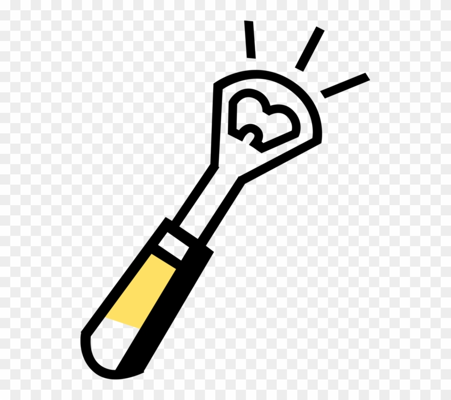 880x780 Vector Illustration Of Bottle Opener Removes Metal Clipart