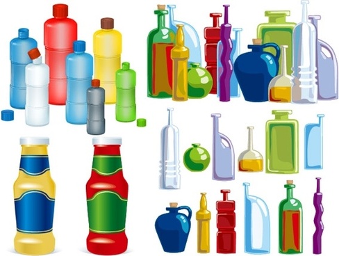 488x368 Bottle Free Vector Download