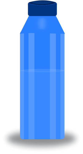 271x500 Water Bottle Vector Drawing