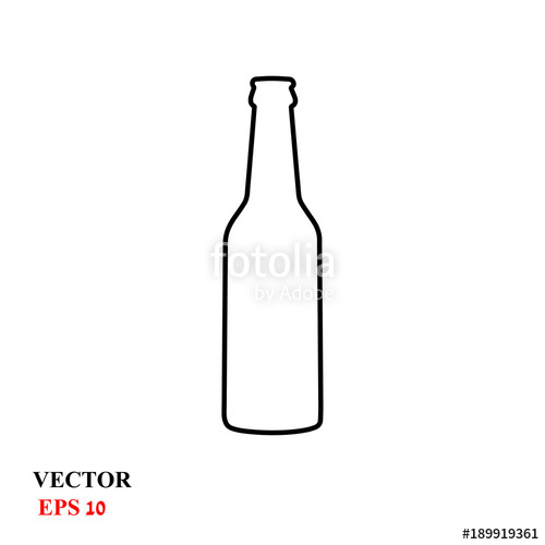 500x500 Beer Glass Bottle Vector Illustration Stock Image And Royalty