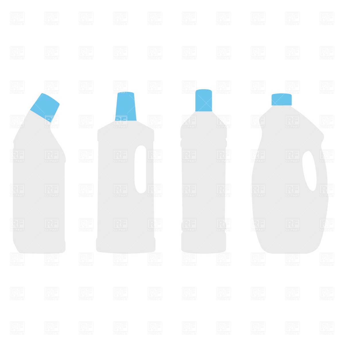 1200x1200 Detersive Bottles Vector Image Of Objects Prague